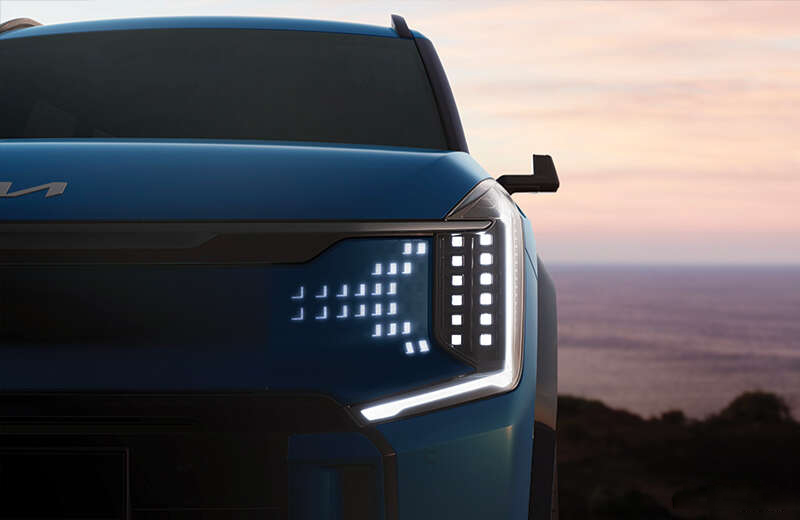Kia EV9 striking exterior